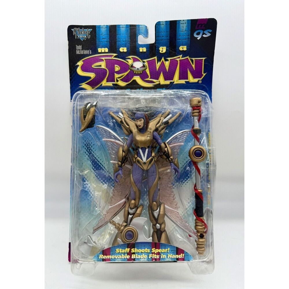 Manga Spawn The Goddess Action Figure Series 9 Sealed New McFarlane Purple 1997